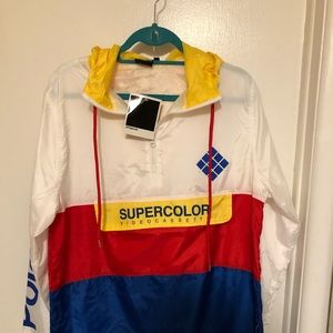 Men’s long sleeve windbreaker Polaroid brand retro